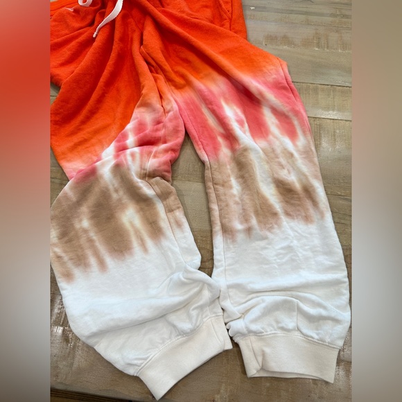 Velvet Heart orange tie dye soft jogger pant bottoms - Picture 8 of 12